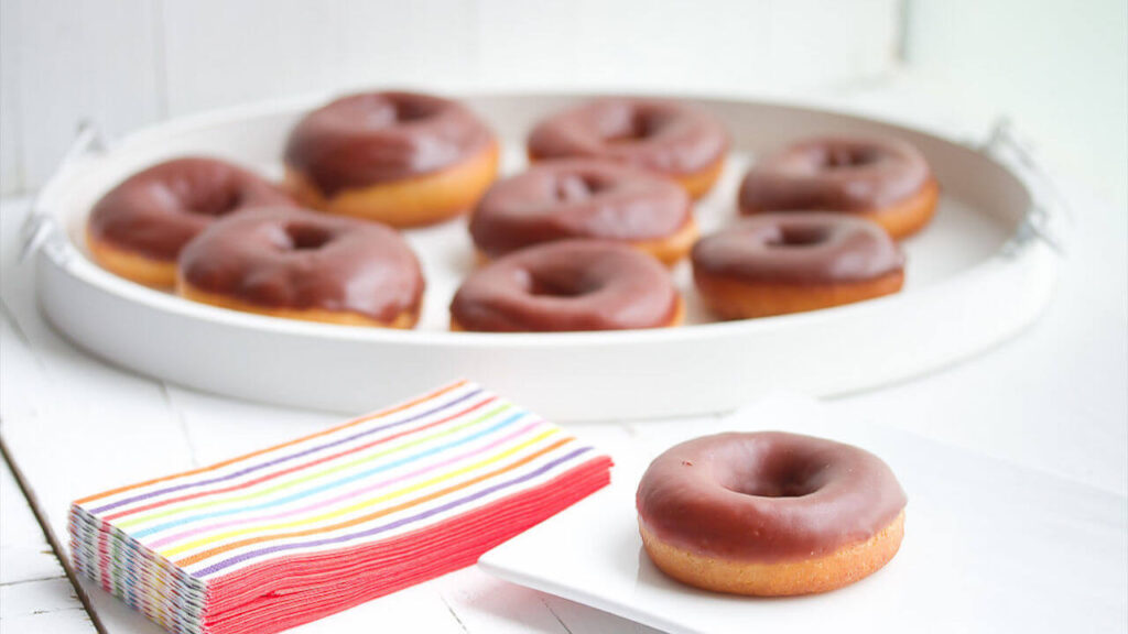 Receta para hacer Donas de Chocolate